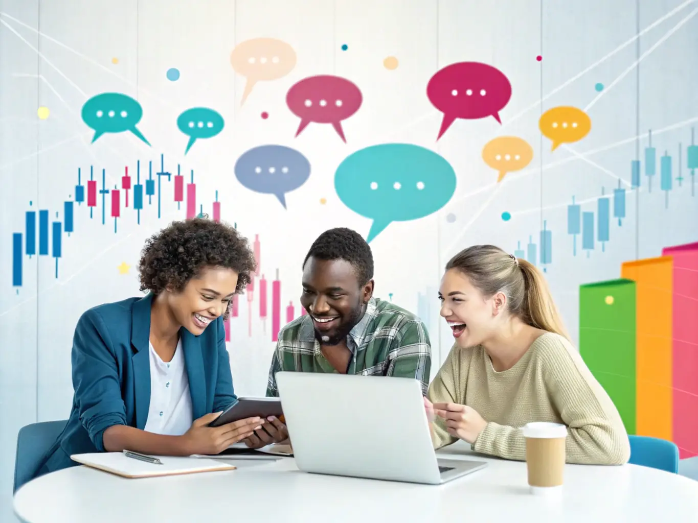 A dynamic display of users interacting in real-time during a live stream on Joyo Live, with visible comments, reactions, and virtual gifts being exchanged, emphasizing the interactive experience.